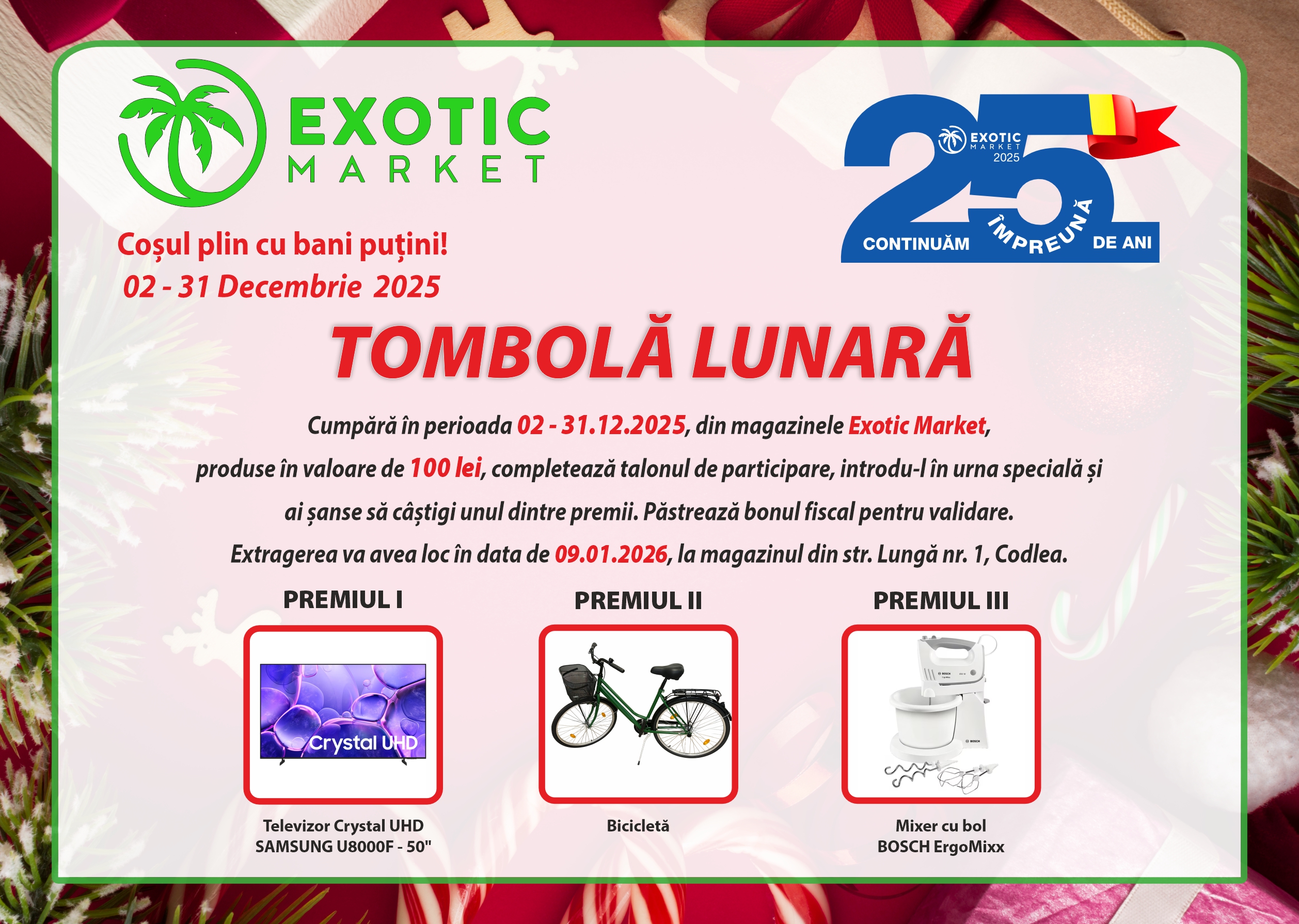 Tombola decembrie Exotic